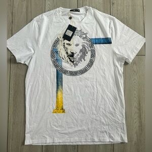 Men’s NWT Rhinestone White Graphic T-Shirt
